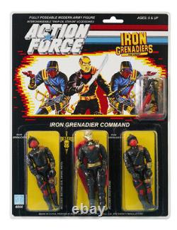 Action Force / GI Joe Iron Grenadier Command MOC Carded Custom