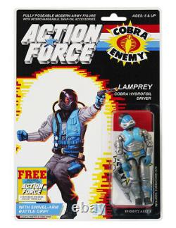 Action Force / GI Joe Lamprey Cobra Hydrofoil Driver MOC Custom Sticker Offer
