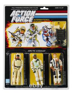 Action Force / GI Joe Snow Job, Blizzard, Iceberg Arctic Assault MOC Carded