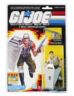 Action Force / GI Joe Super Trooper MOC Carded Custom Sticker Offer