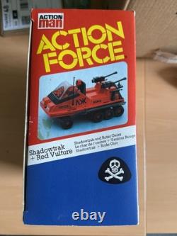 Action Force GI Joe The Enemy Red Shadows 1981 Boxed Shadowtrak with Red Vulture