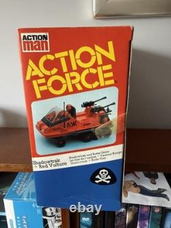 Action Force GI Joe The Enemy Red Shadows 1981 Boxed Shadowtrak with Red Vulture