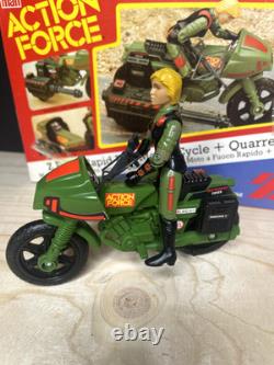 Action Force GI Joe Z Force Rapid Fire Motorcycle And Quarrel Action Figure 1982