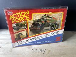 Action Force GI Joe Z Force Rapid Fire Motorcycle And Quarrel Action Figure 1982