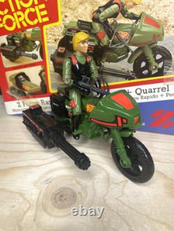 Action Force GI Joe Z Force Rapid Fire Motorcycle And Quarrel Action Figure 1982