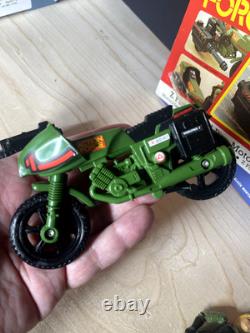 Action Force GI Joe Z Force Rapid Fire Motorcycle And Quarrel Action Figure 1982