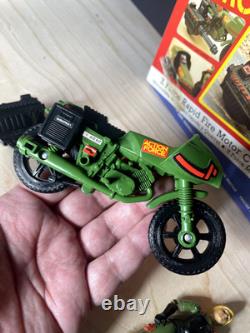 Action Force GI Joe Z Force Rapid Fire Motorcycle And Quarrel Action Figure 1982