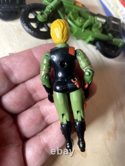 Action Force GI Joe Z Force Rapid Fire Motorcycle And Quarrel Action Figure 1982