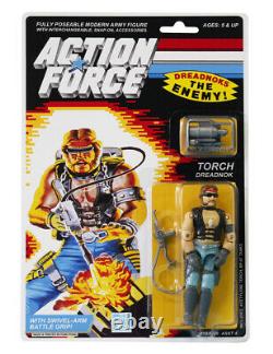 Action Force / GI Torch Dreadnok MOC Carded Custom