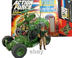 Action Force Jeep A. W. E. Striker and Crankcase Driver Figure with box GI Joe