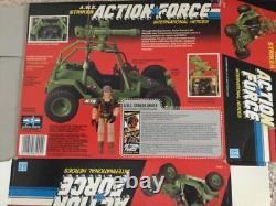Action Force Jeep A. W. E. Striker and Crankcase Driver Figure with box GI Joe