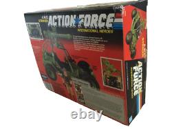 Action Force Jeep A. W. E. Striker and Crankcase Driver Figure with box GI Joe