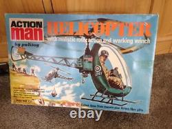 Action Man Helicopter boxed with extras