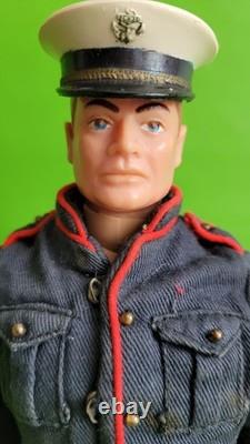 Action Man Vintage GI Joe Sour Face Rare Auburn Hair