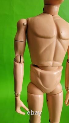 Action Man Vintage GI Joe Sour Face Rare Auburn Hair