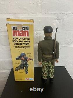 Action Man Vintage Palitoy Boxed Soldier Eagle Eye Blue Pants