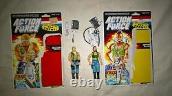 BUZZER & RIPPER + COBRA ACTION PACKS Vintage 1987 Hasbro Action Force Figures