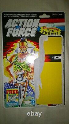 BUZZER & RIPPER + COBRA ACTION PACKS Vintage 1987 Hasbro Action Force Figures