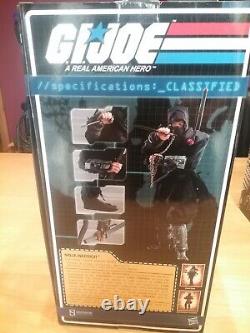 Black Dragon ninja warrior G. I. Joe 12 Action Figure 1/6 Scale Sideshow boxed