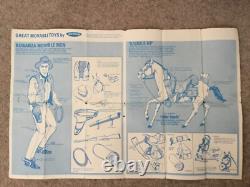 Bonanza Little Joe action figure and horse. Vintage. Made by Palitoy
