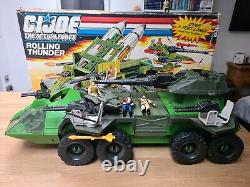 Boxed Gi Joe Action Force Rolling Thunder with Driver Armadillo Hasbro 1988
