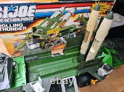 Boxed Gi Joe Action Force Rolling Thunder with Driver Armadillo Hasbro 1988