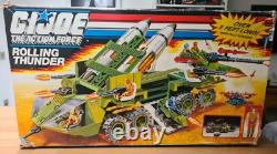 Boxed Gi Joe Action Force Rolling Thunder with Driver Armadillo Hasbro 1988