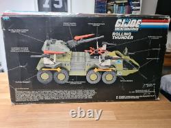 Boxed Gi Joe Action Force Rolling Thunder with Driver Armadillo Hasbro 1988