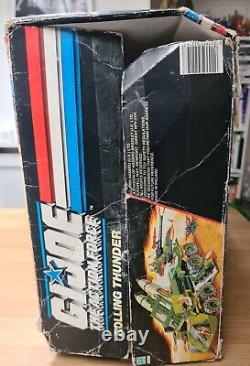 Boxed Gi Joe Action Force Rolling Thunder with Driver Armadillo Hasbro 1988