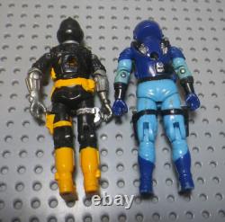 Bundle 6 Figurines Gi Joe Snake Eyes Bats Roadblock Viper Hasbro Vintage 80's