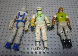 Bundle 6 Figurines Gi Joe Snake Eyes Bats Roadblock Viper Hasbro Vintage 80's