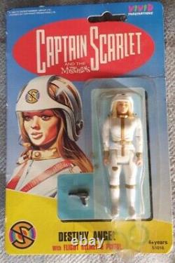 Captain Scarlet Astronaut and Destiny angel Thunderbirds figures