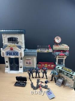 Chap Mei Police Station with Action Figures and Accessories, G. I. Joe Compatible