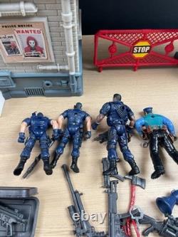 Chap Mei Police Station with Action Figures and Accessories, G. I. Joe Compatible