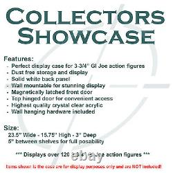 Qualityjoes Collectors Showcase T3MS Premium Display Case for 3-3/4 Star Wars Action Figures 