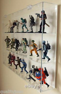 Collectors Showcase Premium Display Case for 3-3/4 GI Joe Action Figures -S2MS