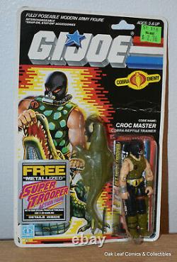Croc Master 1987 Hasbro GI Joe Cobra NEW ORIGINAL UNOPENED SEALED