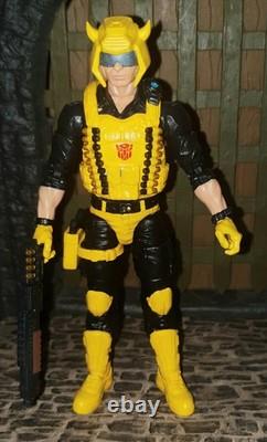 Custom GI Joe Transformers Crossover Classified scale figures set 1/12 6 G1