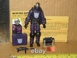 DESTRO SOUNDWAVE Transformers G1 GI JOE SDCC 2012 from Shockwave Hiss Tank set