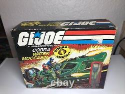 G. I. GI Joe Cobra Water Moccasin Complete Box Copperhead AFA Acrylic Case ARAH