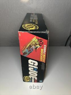 G. I. GI Joe Cobra Water Moccasin Complete Box Copperhead AFA Acrylic Case ARAH