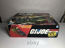 G. I. GI Joe Cobra Water Moccasin Complete Box Copperhead AFA Acrylic Case ARAH