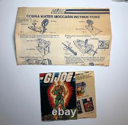 G. I. GI Joe Cobra Water Moccasin Complete Box Copperhead AFA Acrylic Case ARAH