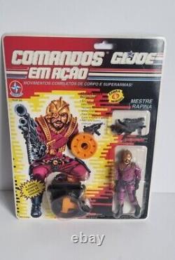 G. I. GI Joe Commandos Em Acao Mestre Rapina Voltar Figure Brazil 1993 New Cased