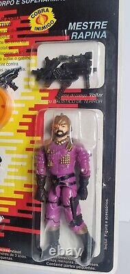 G. I. GI Joe Commandos Em Acao Mestre Rapina Voltar Figure Brazil 1993 New Cased