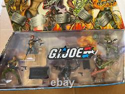 G. I. JOE 5 Figure 25 Anniversary Box Set Duke Scarlett Snake Eyes Roadblock GunHo