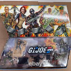 G. I. JOE 5 Figure 25 Anniversary Box Set Duke Scarlett Snake Eyes Roadblock GunHo