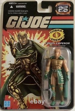 G I JOE Cobra Emperor Serpentor (25th Anniversary)