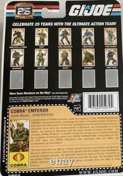 G I JOE Cobra Emperor Serpentor (25th Anniversary)