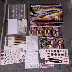 G. I. JOE Combat Jet Skystriker XP-14F new sealed 7 figures plus accessories
